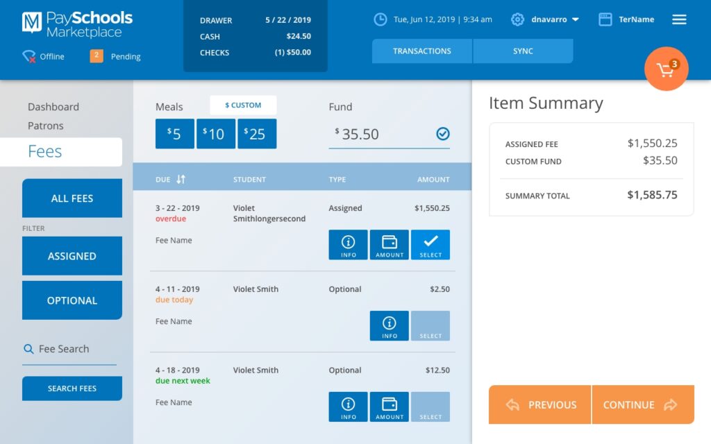 Select Fees Landscape